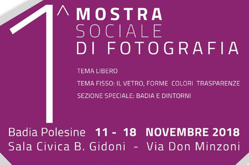 Al momento stai visualizzando 1^ Mostra Sociale di Fotografia